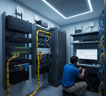 Definimos toda infraestrutura de redes da sua empresa.
